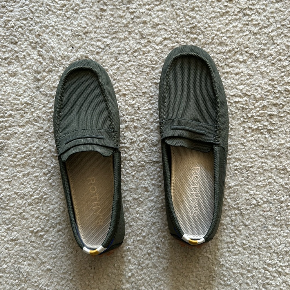Rothy’s The Driver loafer in cypress